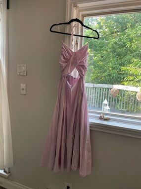 Abercrombie & Fitch Lilac/Pale Pink Midi Dress